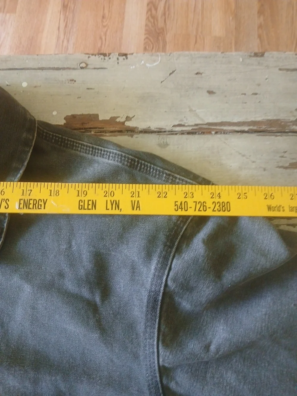 Vtg. Carhartt Men’s J102 Work Jacket 2XL Gray/Moss Distressed